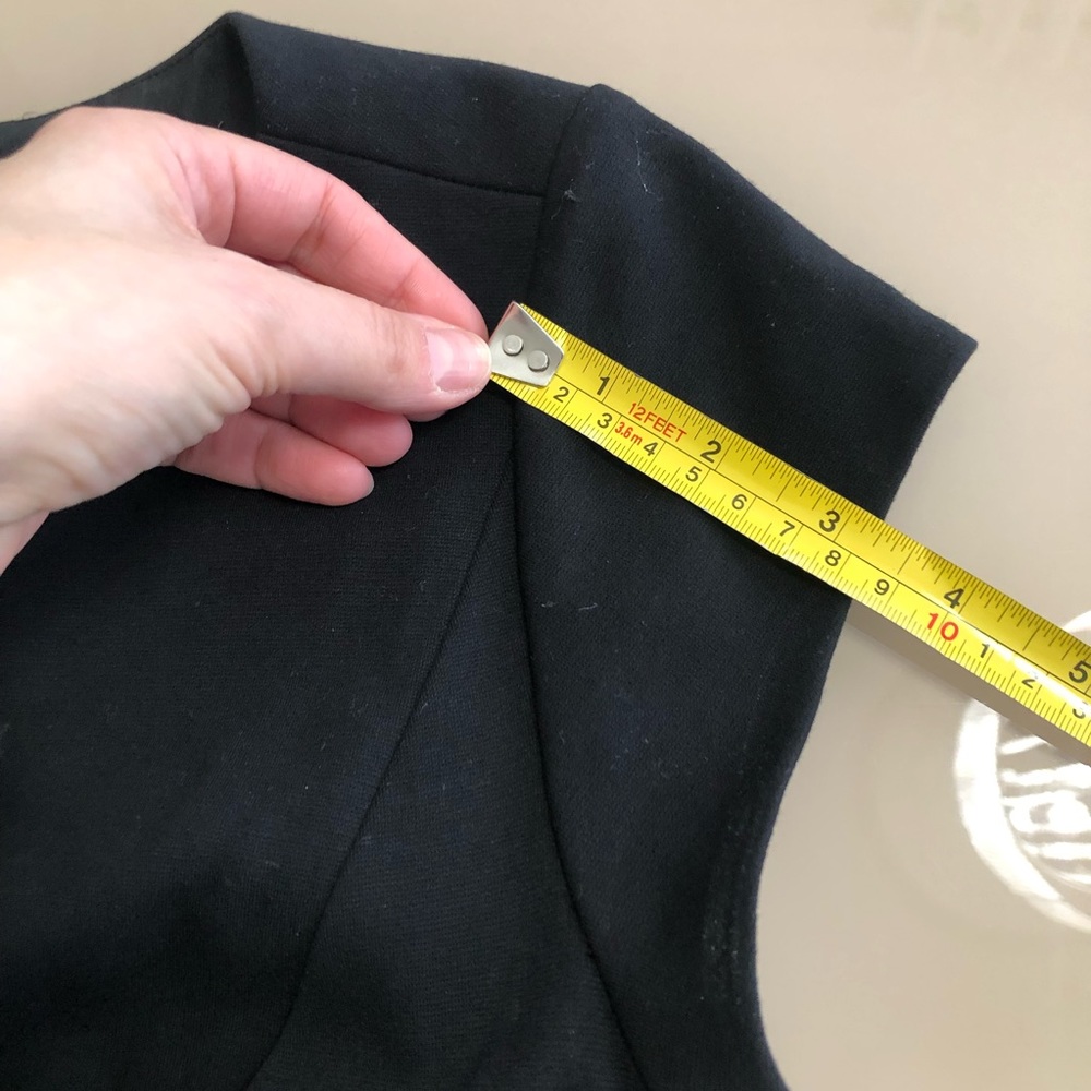 Classiques Entier Black V Neck Mini Dress size 6 - Picture 12 of 13
